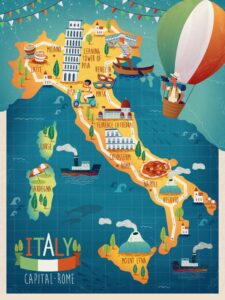 Italy map