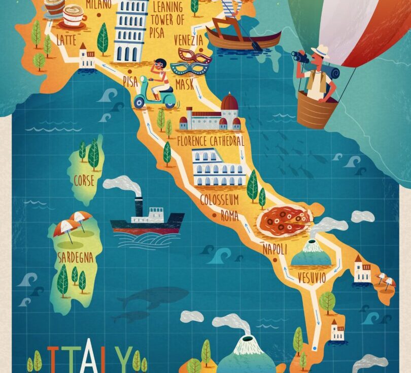 Italy map